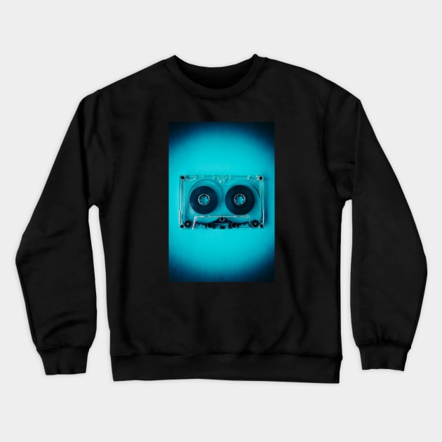 Audio Cassette II Crewneck Sweatshirt by David Lichtneker